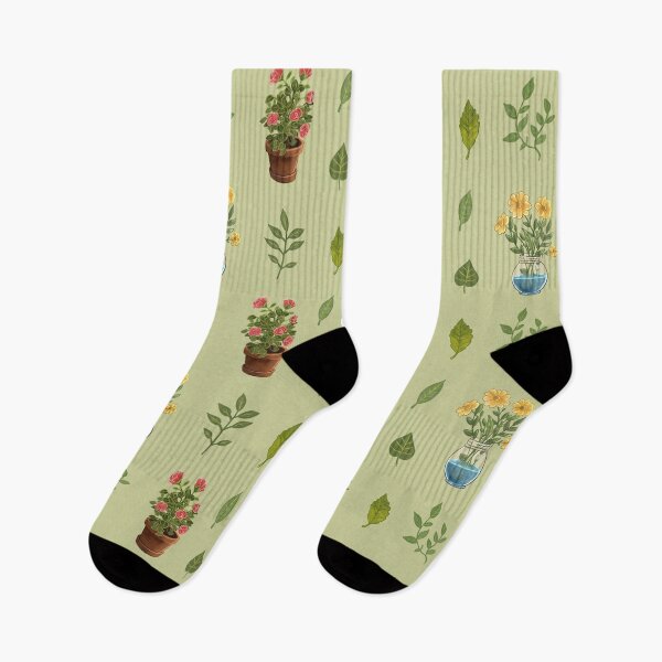 Artikelvorschau, Botanische Illustrationen im Cottagecore-Stil: Blätter und Blüten entworfen und verkauft von PaintByRainbow.