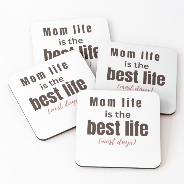 Item preview, Mom Life Is the Best Life (Most Days) Shirt – Funny Mom Life Tee, Cute Mother Gift, Relatable Mom Humor designed and sold by vaastore.