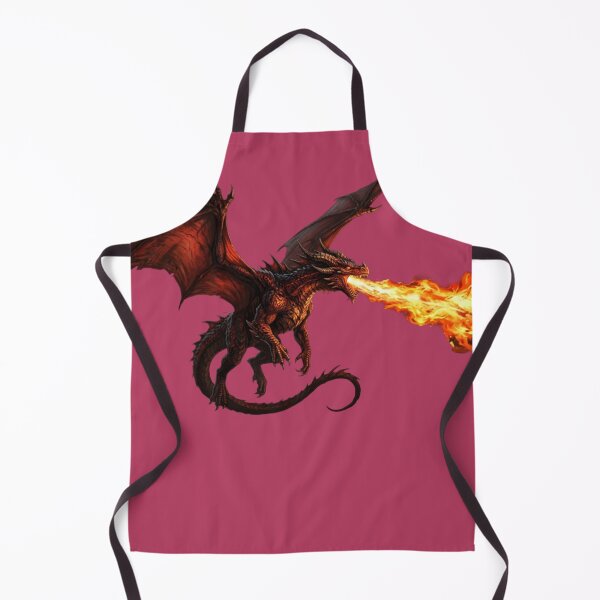 Item preview, Epic Fire Breathing Red Dragon Fantasy Illustration designed and sold by Laaltex.