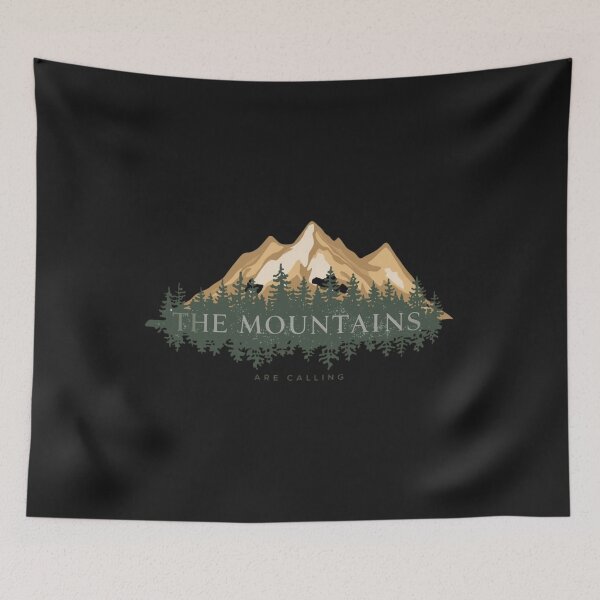 Item preview, Mountains Calling Topographic Art designed and sold by Zakrytos ★★★★★.