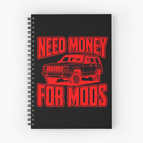 Item preview, Cherokee XJ Need Money For Mods Off-Road Red designed and sold by Off-Road-Zone.