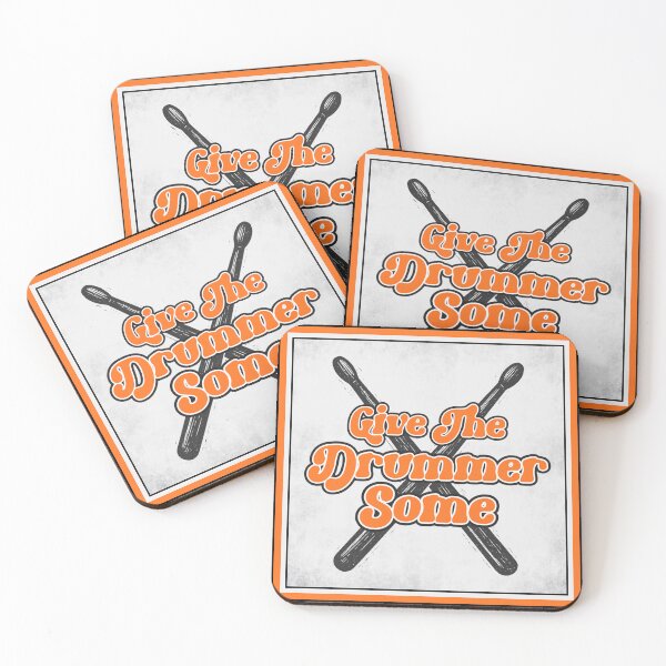 Item preview, Give The Drummer Some – Funny Drummer Shirt, Drum Humor Design designed and sold by MusicFanTees.