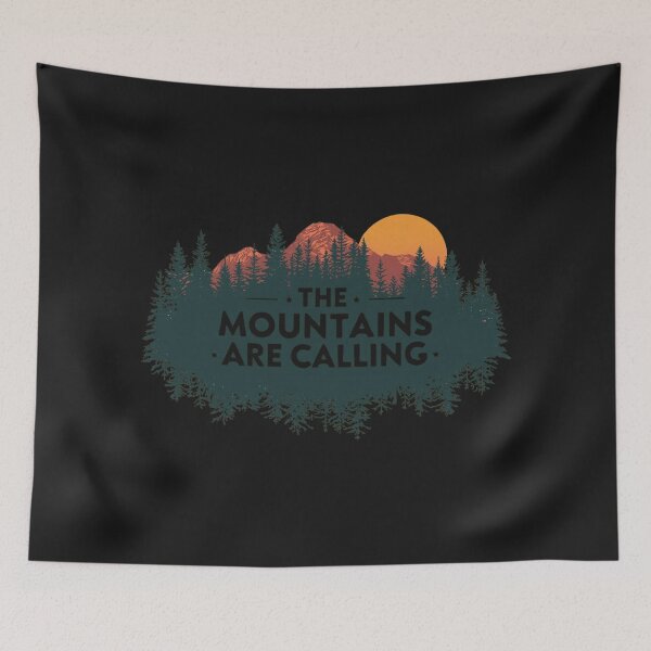 Item preview, The Mountains Are Calling designed and sold by Zakrytos ★★★★★.