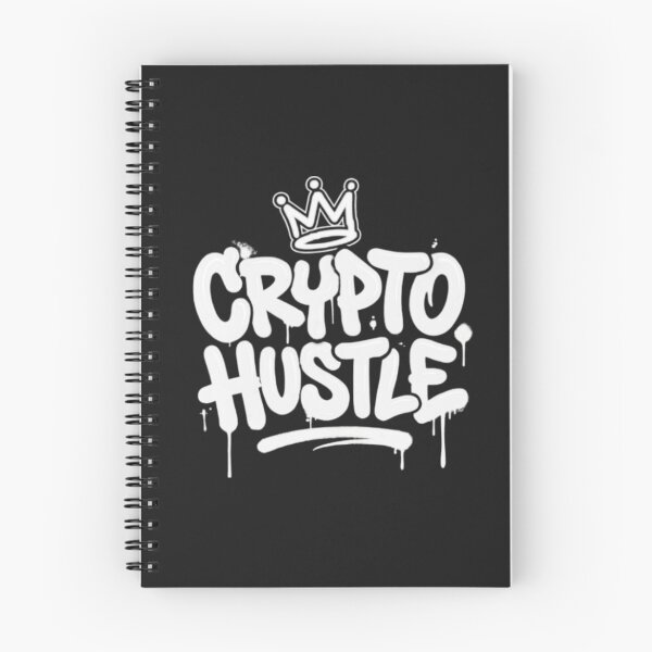 Item preview, Crypto Hustle White Graffiti Crown Urban Streetwear Art designed and sold by Yigal Joseph.