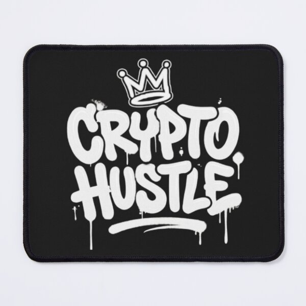 Item preview, Crypto Hustle White Graffiti Crown Urban Streetwear Art designed and sold by Yigal Joseph.
