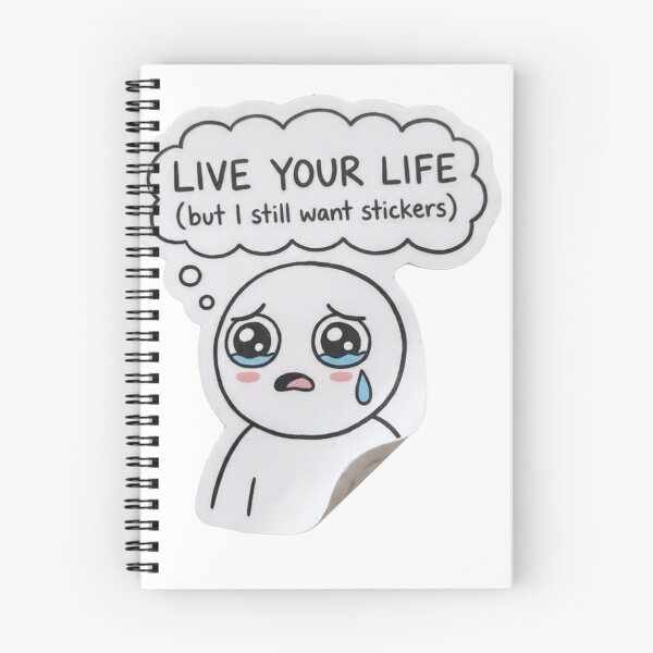 Item preview, Live Your Life But I Still Want Stickers Funny designed and sold by Hafcishop.