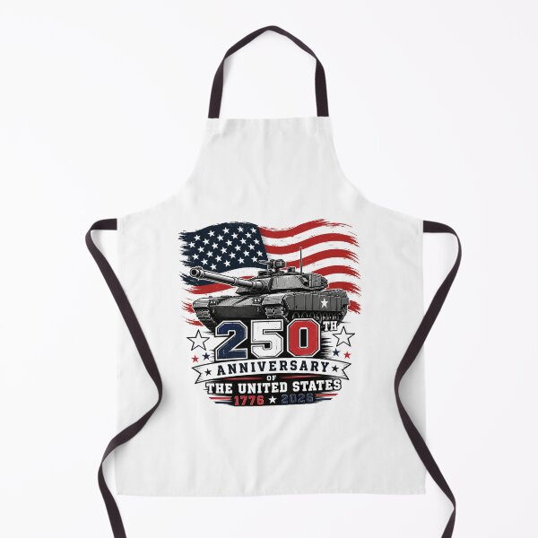Item preview, USA 250th Anniversary Tank T-Shirt – Patriotic American Flag Military Design 1776–2026 designed and sold by maxiprom.