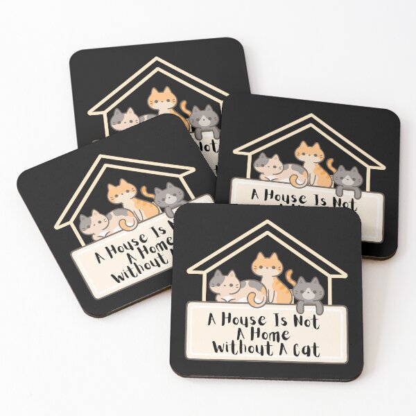 Item preview, A House Is Not A Home Without A Cat. designed and sold by Dinasshop.
