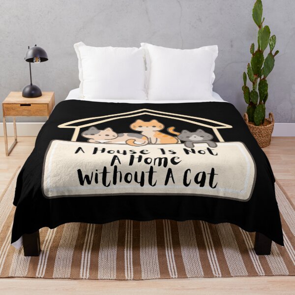 Item preview, A House Is Not A Home Without A Cat. designed and sold by Dinasshop.