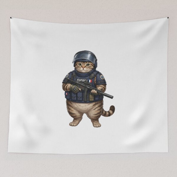 Item preview, GIGN CAT  designed and sold by RAWLIFEGRAPHIC.