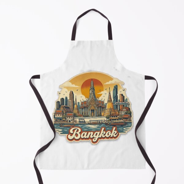 Artikelvorschau, Bangkok Vintage Retro Reisedesign entworfen und verkauft von MIArt Studio.