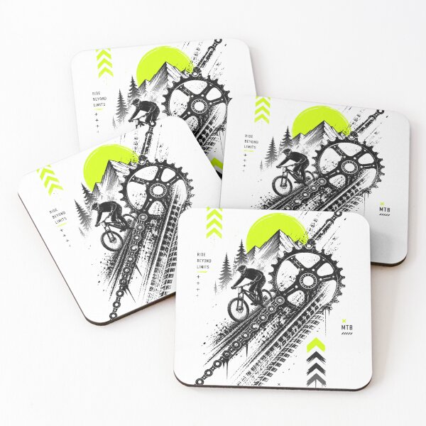 Item preview, Urban MTB Ride Design – Grunge Mountain Bike Art designed and sold by Fextreme.
