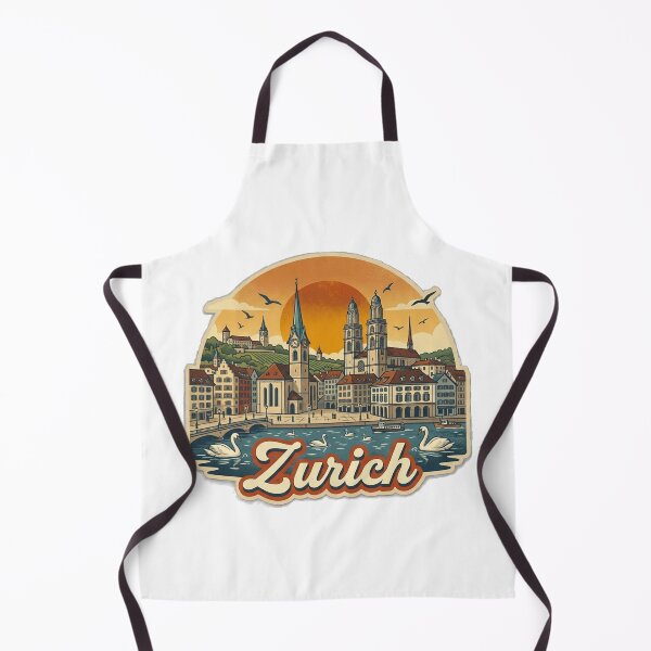 Item preview, Zurich Vintage Retro Travel Design designed and sold by MIArt Studio.
