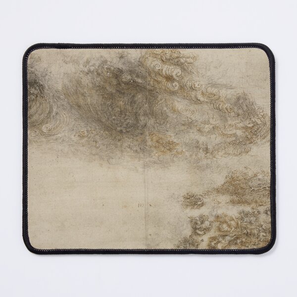 Item preview, A Tempest by Leonardo da Vinci Renaissance Storm Drawing Fine Art Print designed and sold by artofuniverse.