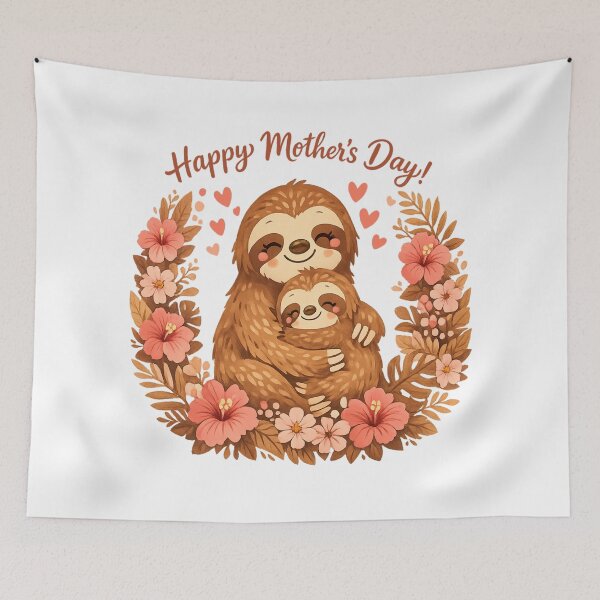 Item preview, Happy Mother’s Day Sloth Mom and Baby Gift designed and sold by Ora-kuro.