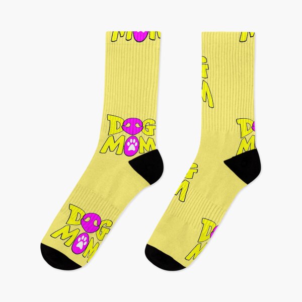Item preview, Dog Mom, Canine Mother, Paw Print, Yellow Heart, Magenta designed and sold by AstronautMerch.