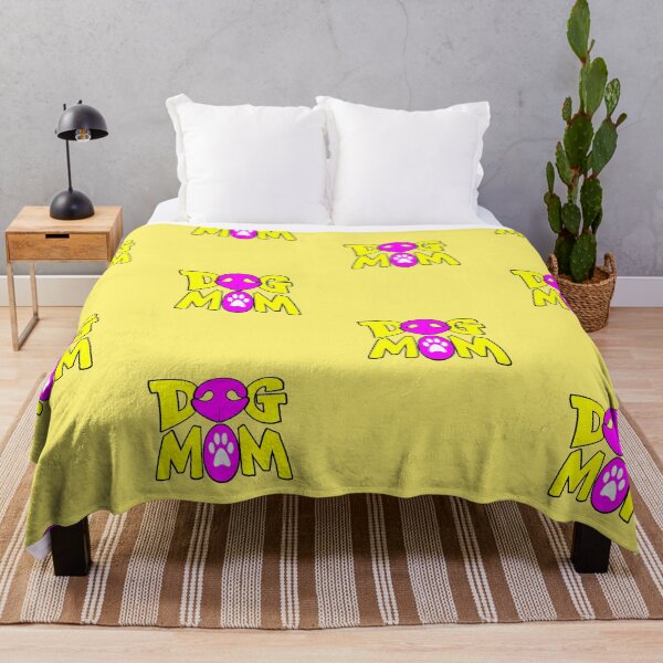 Item preview, Dog Mom, Canine Mother, Paw Print, Yellow Heart, Magenta designed and sold by AstronautMerch.