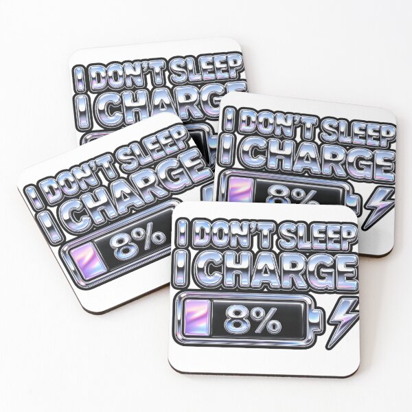 Item preview, I Don't Sleep I Charge Funny Night Shift Nurse Shirt — Y2K Chrome RN ICU ER Gift designed and sold by Notecrea.