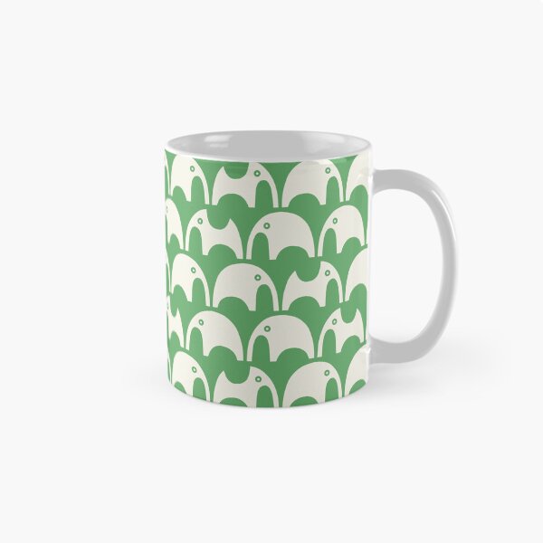 Item preview, playful elephants - green & cream designed and sold by Johanna Kindvall.
