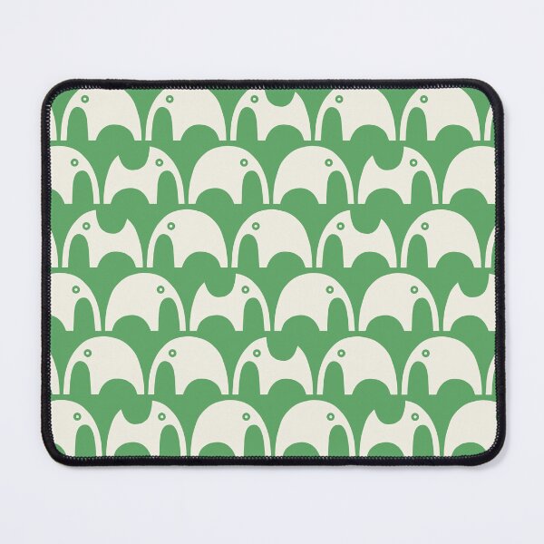 Item preview, playful elephants - green & cream designed and sold by Johanna Kindvall.