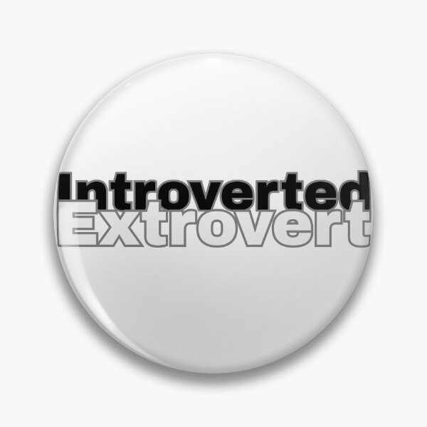 Item preview, Introverted Extrovert – Minimalist Ambivert Personality Design designed and sold by MusicFanTees.