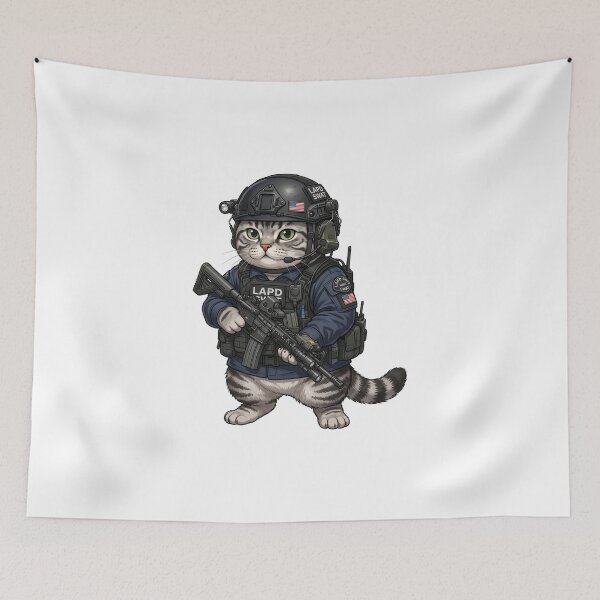 Item preview, LAPD SWAT CAT designed and sold by RAWLIFEGRAPHIC.