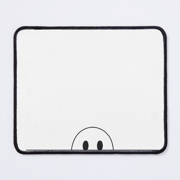 Item preview, Minimal Peekaboo Ghost – Cute Simple Line Art Spooky Sticker designed and sold by BlackBoneArt.