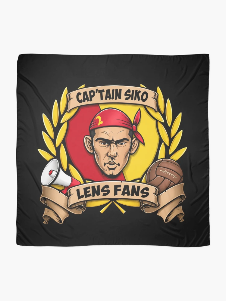 Aperçu 2 sur 3. Foulard avec l'œuvre Tigres Rouges 1994 Capitaine Siko créée et vendue par canvasriddle.