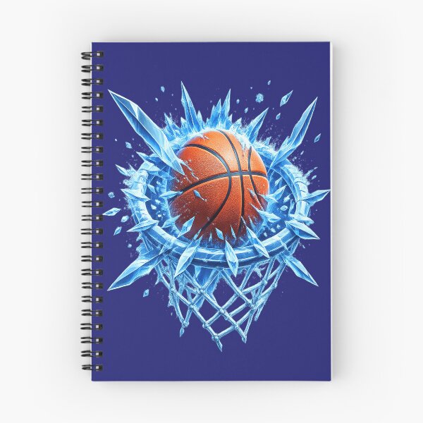 Item preview, Blue Ice Crystal Basketball Hoop Slam Dunk Aesthetic designed and sold by Xemora.