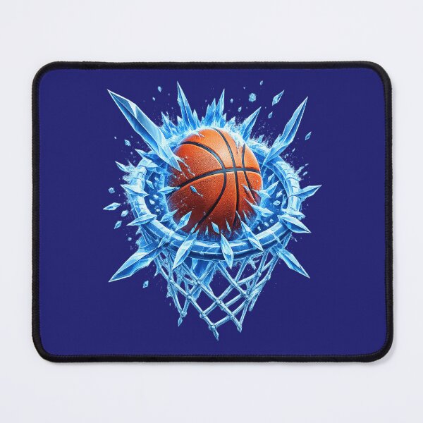 Item preview, Blue Ice Crystal Basketball Hoop Slam Dunk Aesthetic designed and sold by Xemora.