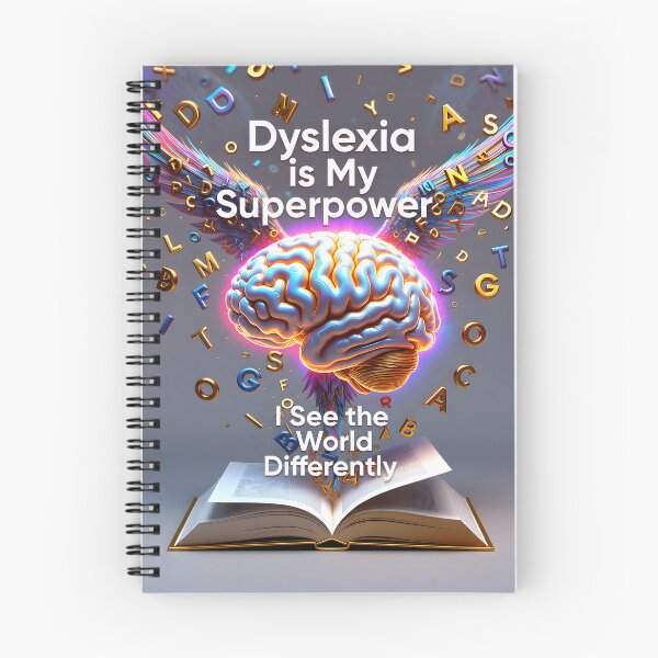 Item preview, DYSLEXIA SUPERPOWER BRAIN designed and sold by AccidentalArtist.