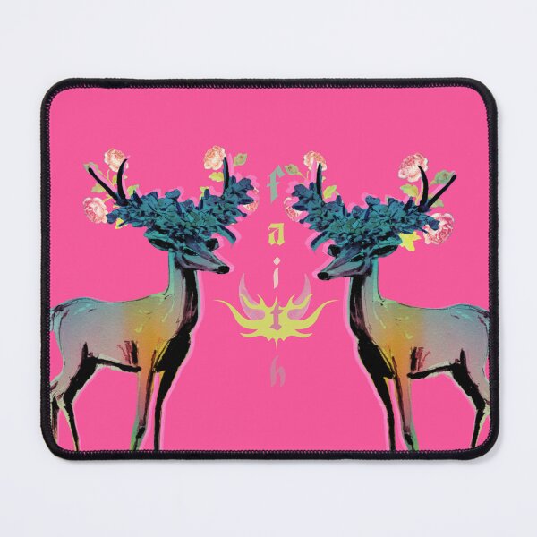 Item preview, Faith Nature-Pastel Deers with floral Antlers designed and sold by mooncakekaro.