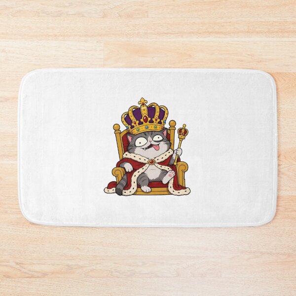 Item preview, Kawaii King Cat – His Majesty the Absolutely Unstable Feline designed and sold by Anteverse.