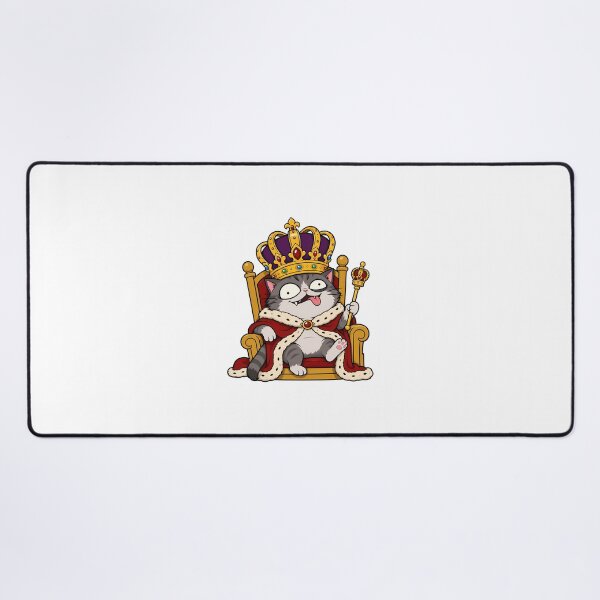 Item preview, Kawaii King Cat – His Majesty the Absolutely Unstable Feline designed and sold by Anteverse.