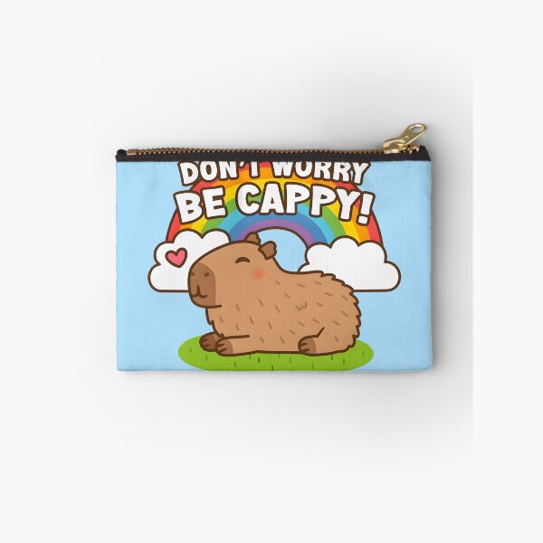 Item preview, Dont Worry Be Cappy Cute Capybara Rainbow designed and sold by VZCreativeLab.