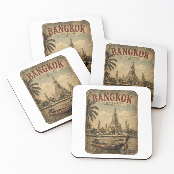 Item preview, Vintage Thailand Travel Gift For Travelers designed and sold by MiraAmiStudio.