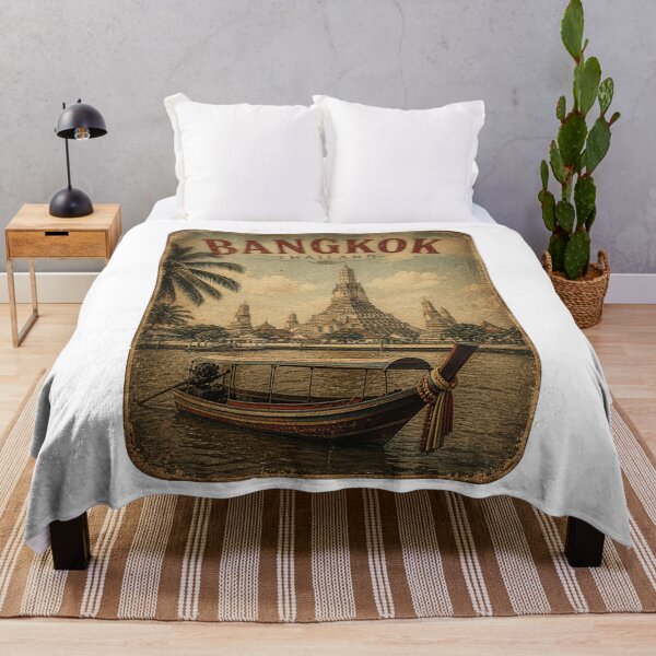 Item preview, Vintage Thailand Travel Gift For Travelers designed and sold by MiraAmiStudio.