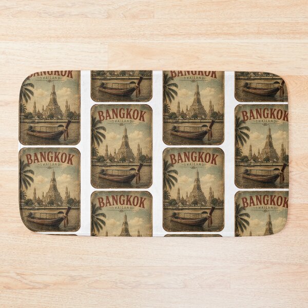 Item preview, Vintage Thailand Travel Gift For Travelers designed and sold by MiraAmiStudio.