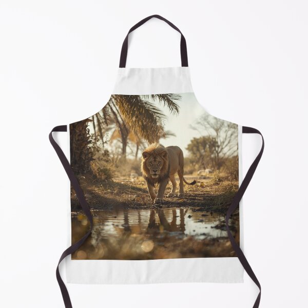 Item preview, Hyperrealistic Lion Leo Zodiac Sign Wildlife Art designed and sold by Mustangana.