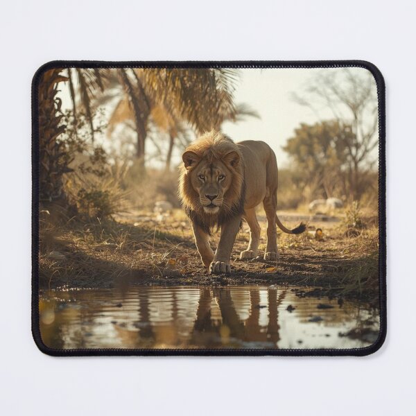 Item preview, Hyperrealistic Lion Leo Zodiac Sign Wildlife Art designed and sold by Mustangana.
