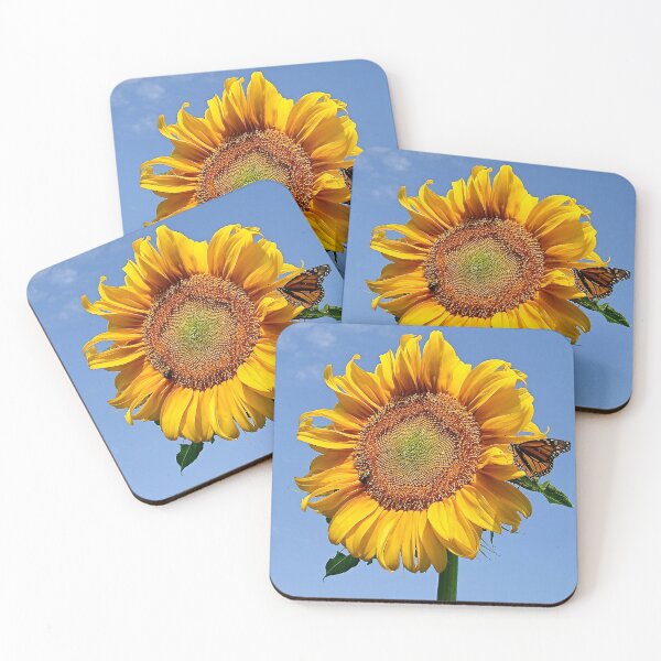 Item preview, sunflower & butterfly meet up designed and sold by barbsobel.