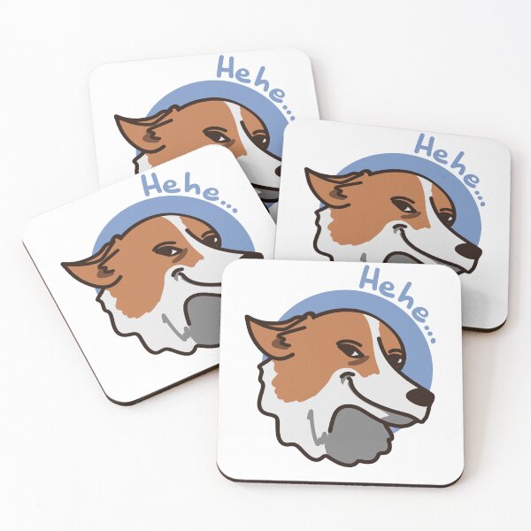Artikelvorschau, Smug Dog Illustration – Funny Side Eye Cartoon Dog Sticker entworfen und verkauft von Sumpfmaus.