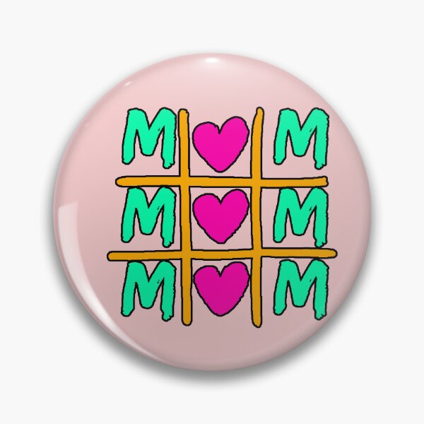 Item preview, Mom, Tic-Tac-Toe Hearts, Mother's Day designed and sold by AstronautMerch.