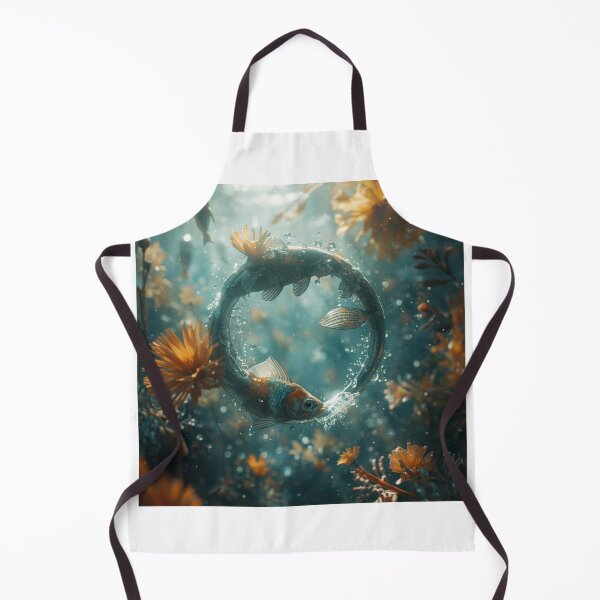 Item preview, Pisces Zodiac Fish Underwater Dreamy Realistic Art designed and sold by Mustangana.