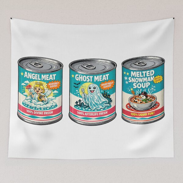 Item preview, Celestial Pop Cans with fake product and real fantasy, all canned and ready to eat. designed and sold by Gunnar Hermansen.