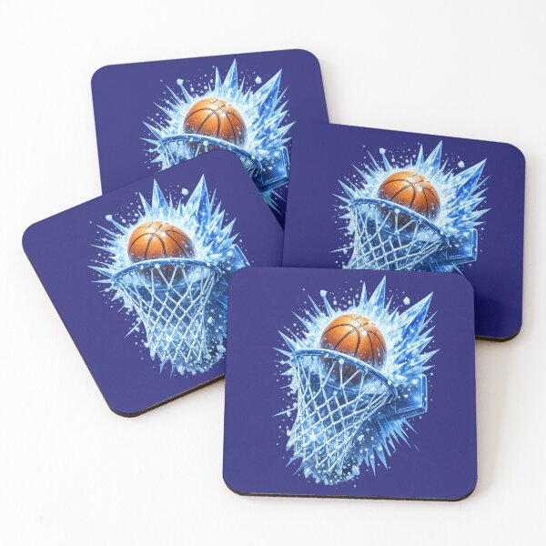 Item preview, Ice Basketball Slam Dunk Side View Frozen Aesthetic designed and sold by Xemora.
