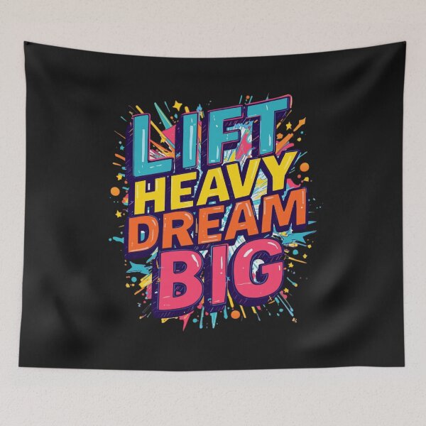 Item preview, Lift Heavy Dream Big designed and sold by Zakrytos ★★★★★.