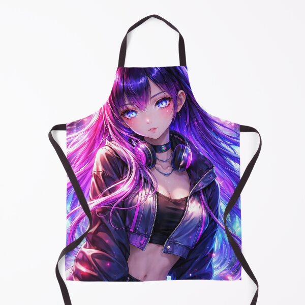 Item preview, Hypnotic Neon Anime Girl – Cyberpunk Waifu Aesthetic Glow designed and sold by AnimDream .