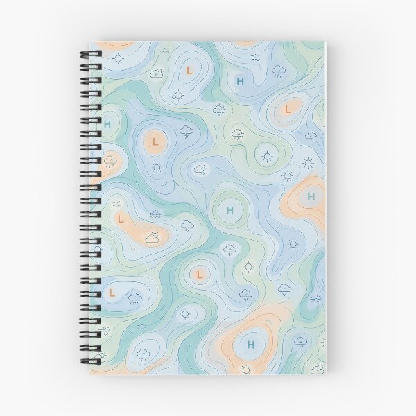 Item preview, Weather map data graphic - Duvet cover - Weather map: Lows and highs designed and sold by Kentala.