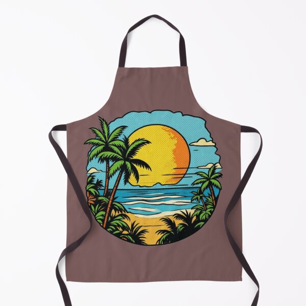 Artikelvorschau, Retro Palm Paradise Circular Pop Art entworfen und verkauft von Miheerala.